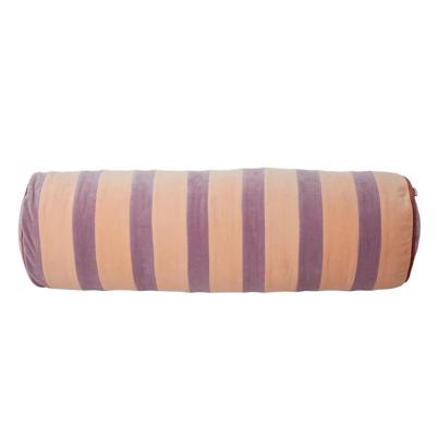 Rice Velour Bloster Large Pude Lavender Apricot Stripes